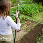 Woman-Proud-Home-Garden-Vegetables-Soil